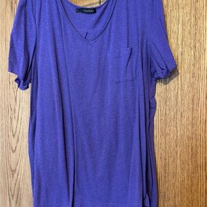 Maurices Vivid Purple Short Sleeve Tee